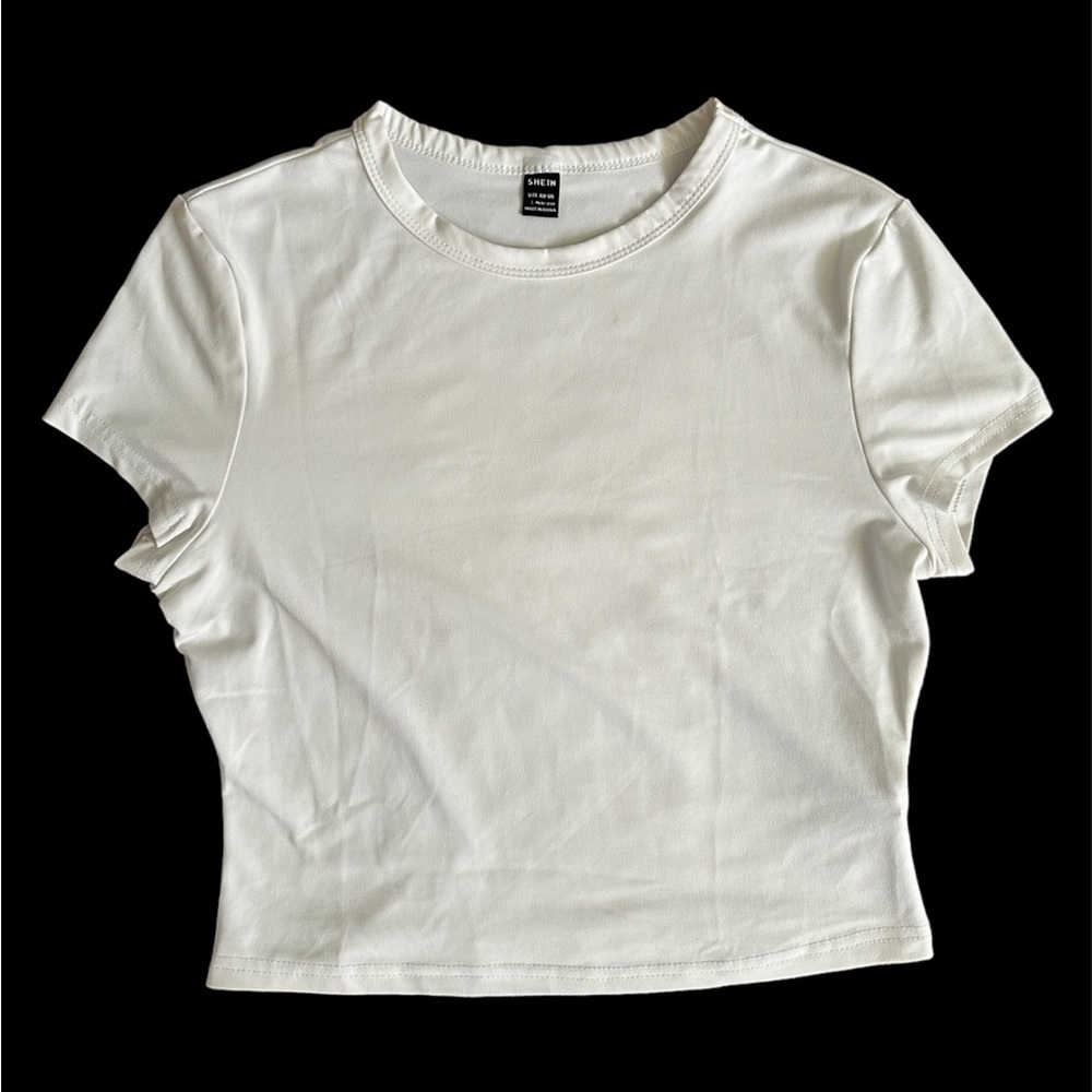 SHEIN Basic Solid Form Fitted Tee - Picture 3 of 5